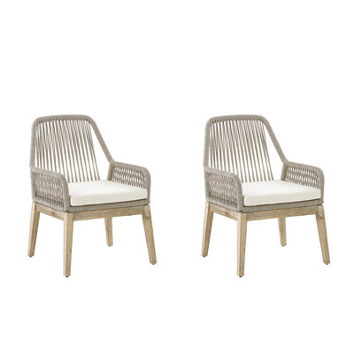 Monsey Patio Dining Armchair with Cushion