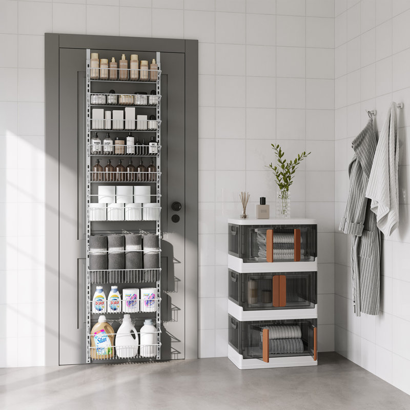Organisateur de garde-manger pour la maison complet à la maison - Organisateur à 9 niveaux pour le rangement de la salle de bain, du placard ou de la cuisine