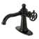 Kingston Brass Knight Single-Handle 1-Hole Deck Mount Bathroom Faucet with Push Pop-Up and Deck Plate