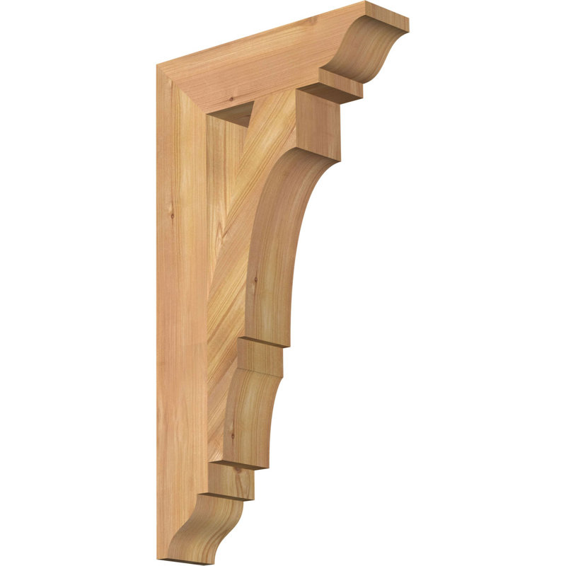 Support traditionnel Balboa, L 3 1/2 po x P 14 po x H 26 po, Sapin de Douglas lisse
