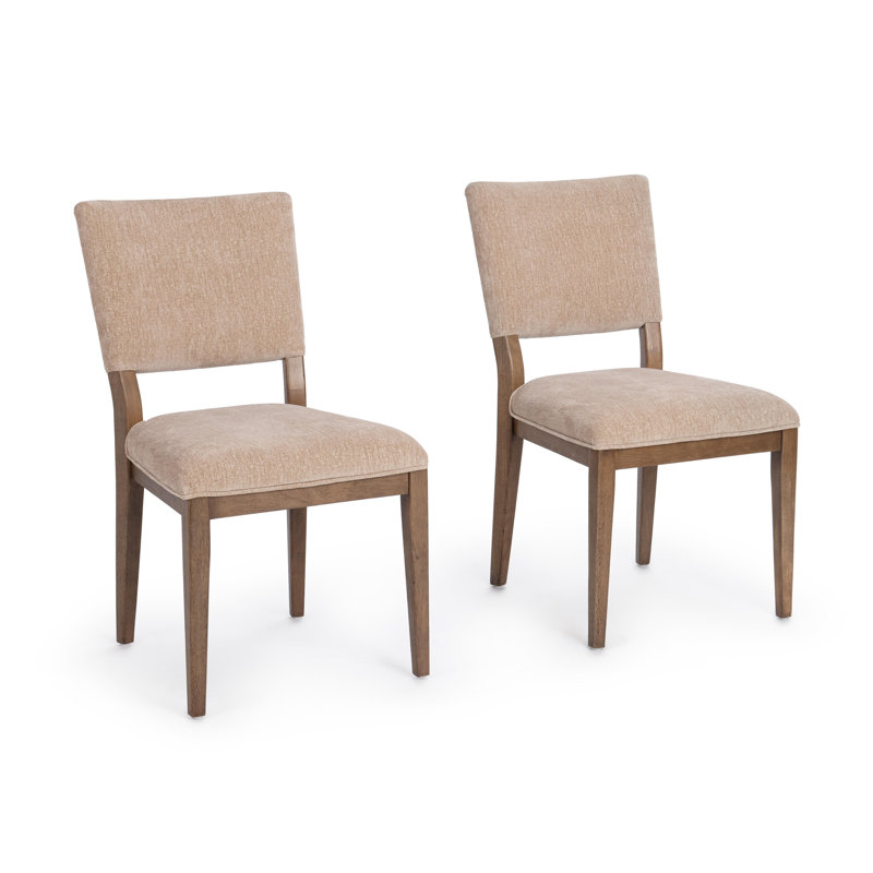 Arima Upholstered Dining Chair, Brown, Wheat Husk