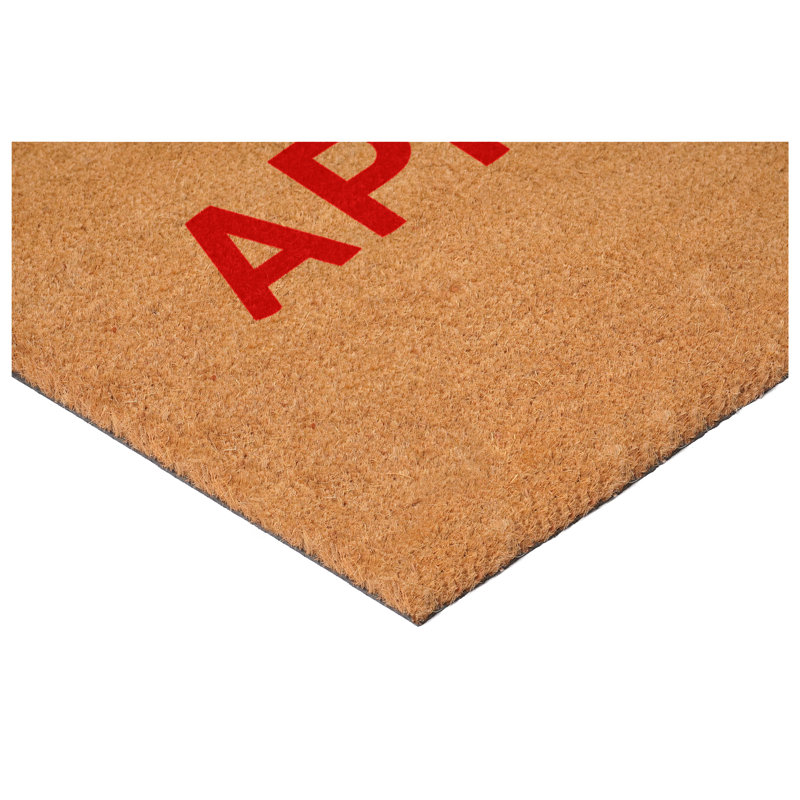 Apres Ski Red Doormat, 24"x36"