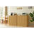Mid-Century Modern 34" Accent Cabinet With 2 Fluted Doors-39196354