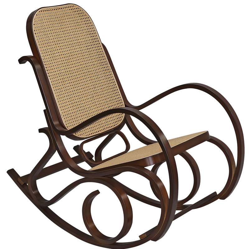Chaise berçante Dedman, Noyer
