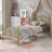 Metal Canopy Bed With Butterfly Pattern Design For Headboard And Footboard-1126087327