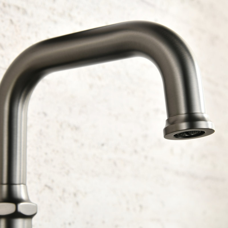 Robinet pour salle de bain à deux poignées Remeslo, Métal industriel