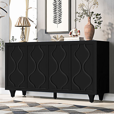 Wooden Storage Cabinet with Doors