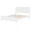 Structure de lit plateforme simple en bois avec lattes stables, aucun sommier requis-760574015