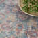 Machine Washable Oriental Blue/Red Area Rug