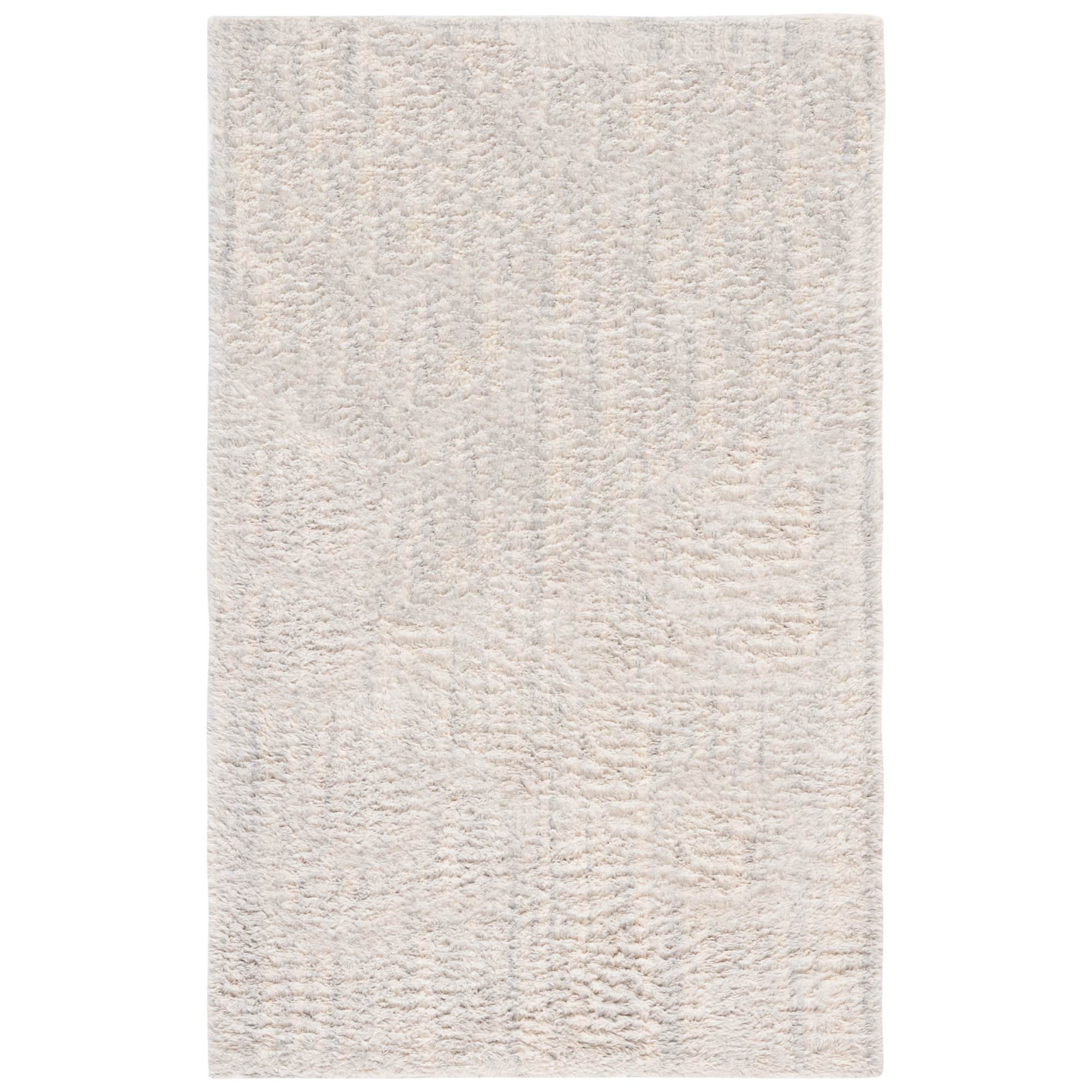 Humberly 703 Area Rug In Silver / Ivory, Rectangle 5' x 8'