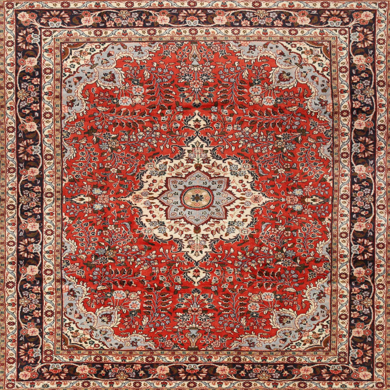 Hakana Performance Oriental Indoor Rug, Square 8'