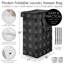 Boho Hatch Black and White Foldable Laundry Hamper with Handles by Sweet Jojo Designs