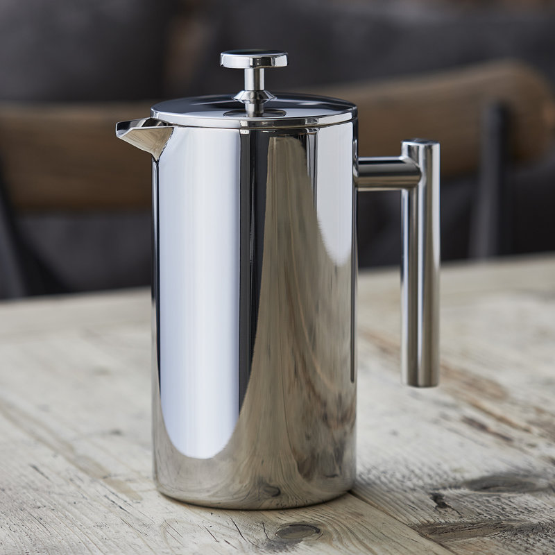 Stellar Coffee, 8 Cup Double Walled Cafetiere, 0.9 Litres, 22cm H x 10cm W x 17cm L