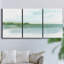 Emerald View III sur toile, reproduction de 3 pièces-723288166