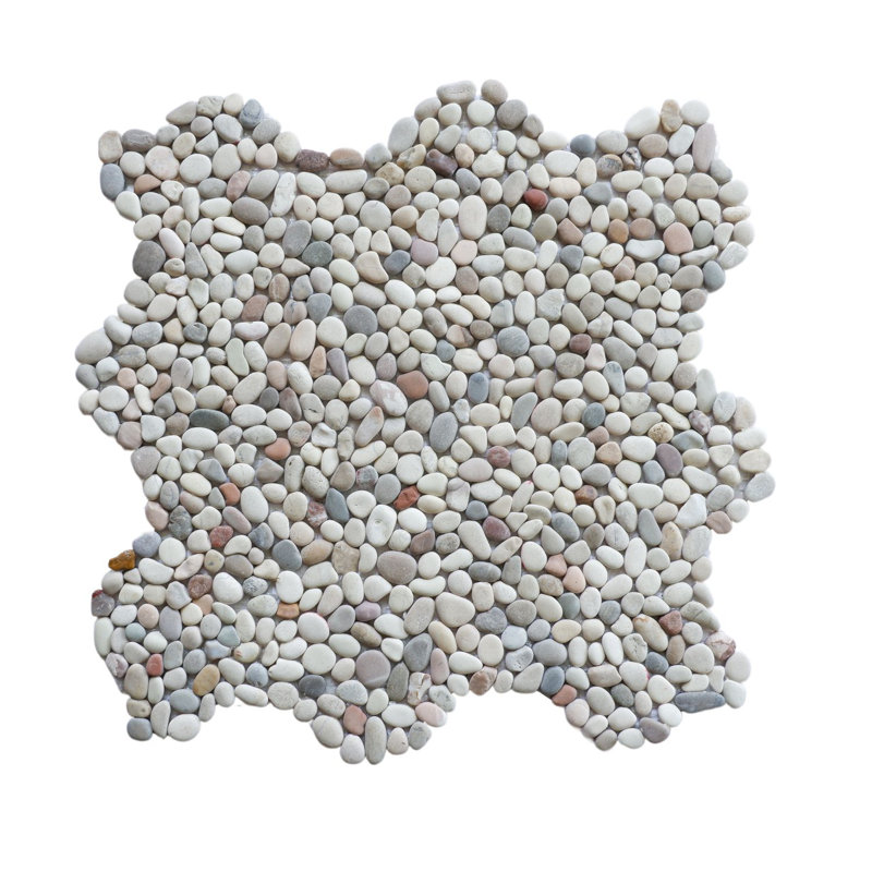 Carreau de mosaïque de pierre naturelle 12 po x 12 po Oregon, Mini couleur