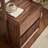 Walnut Coat Rack Drawers Multi - function