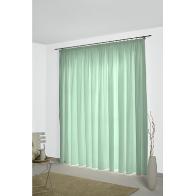 Newbury 67% Polyester And 33% Cotton Room Darkening Single Curtain Panel