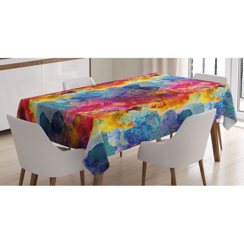 Colorful Tablecloth, 84" x 60"