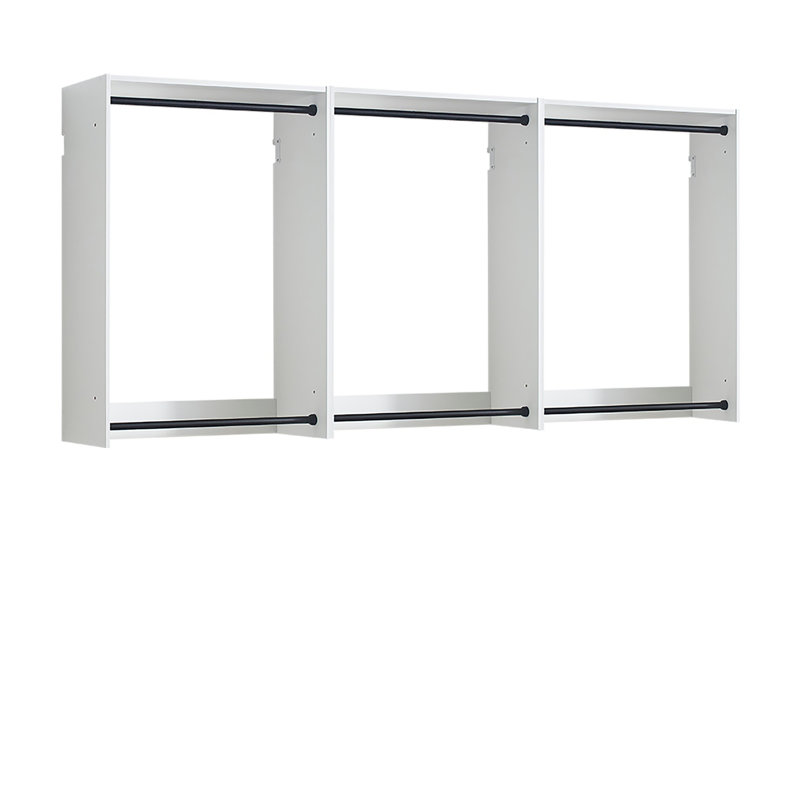Freestanding Walk in Wood Closet System, White
