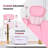 Professional Pedicure Chair with Stool and Removable Massage Foot Bath, Hydraulic Reclining Pedicure Station with Adjustable Height, 360° Swivel-1671461359