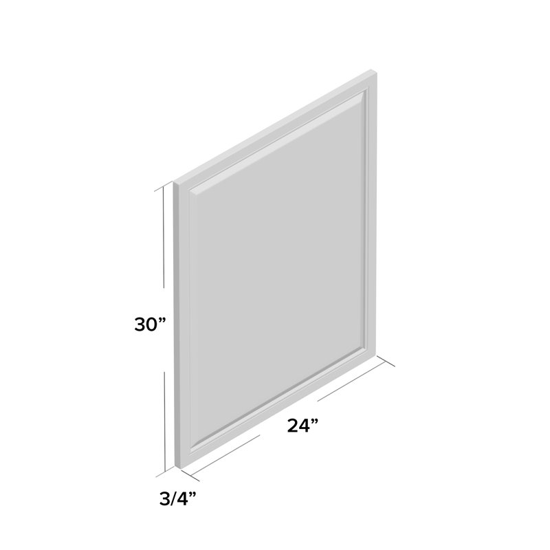 Kennith Metal Mirror, 30" H x 24" W