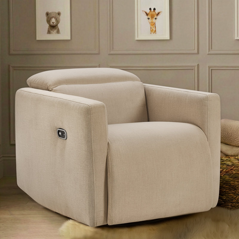 Maxi-Cosi Isla Swivel Glider and Power Recliner, Linen