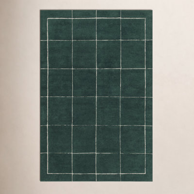 Mallory Green Hand Tufted Area Rug