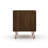 Rockefeller 20" Mid-Century Modern 2-Drawer Nightstand in Chestnut Brown-1020609012