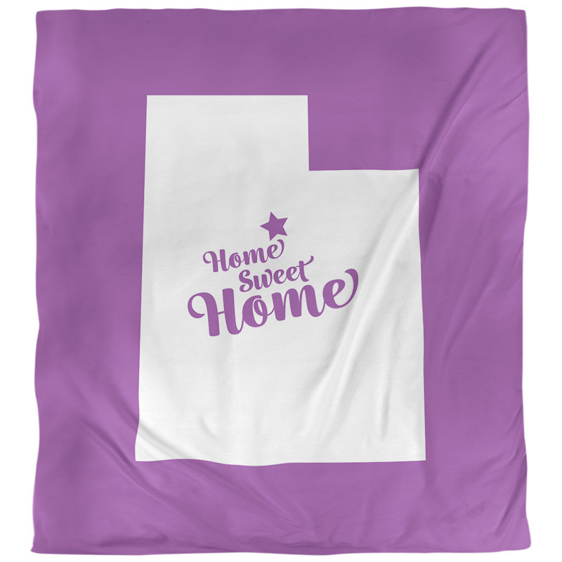 Polyester Duvet Cover, Brushed Polyester, Twin XL Duvet Cover, Violet