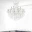 Lustre 19 lumières Orr, plafonnier en cristal chromé 32 pouces pour salle à manger, chambre à coucher ou vestibule-21669752