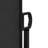 vidaXL Retractable Side Awning Black 86.6"x118.1-113768725-130477224