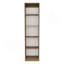 Bibliothèque Home Design Slim avec tablettes à 5 niveaux, chêne naturel-249757770