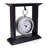 Analogue Wood Quartz Movement / Crystal Tabletop Clock in Black