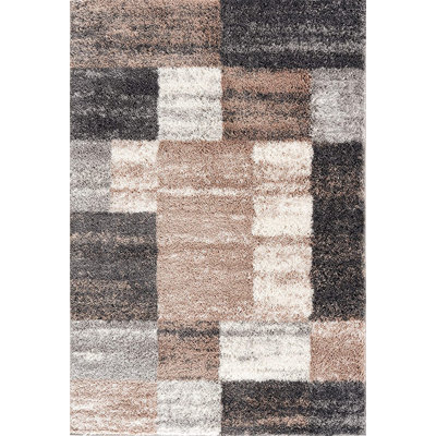 Tapis beige Patchwork