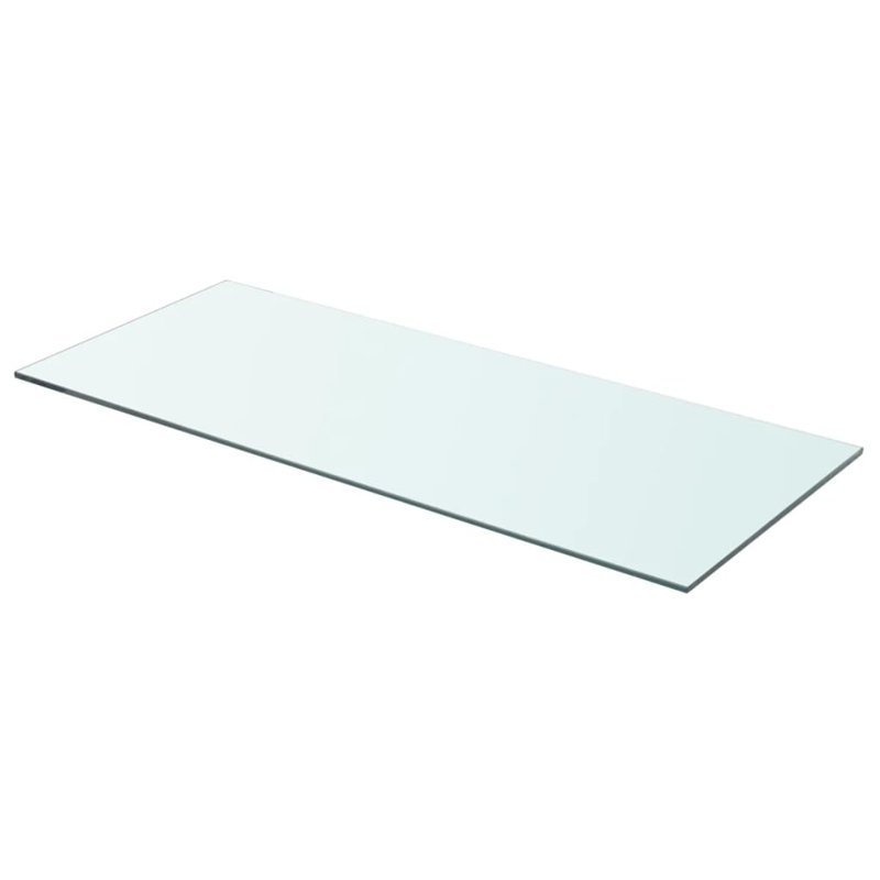 Tablette en verre, H 0,31 po x l 27,6 po x P 11,8 po