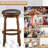 Soraya Swivel Solid Wood Counter Stool-1569954658