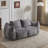 Comfortable Giant Bean Bag Couch For Adults, Fluffy Loveseat With Pillows, Ideal For Relaxing In Indoor Spaces Without Assembly-526171901