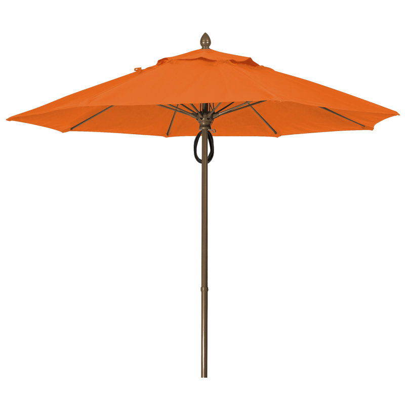 Parasol de marché 9 pi Prestige, Bronze champagne, Toscan