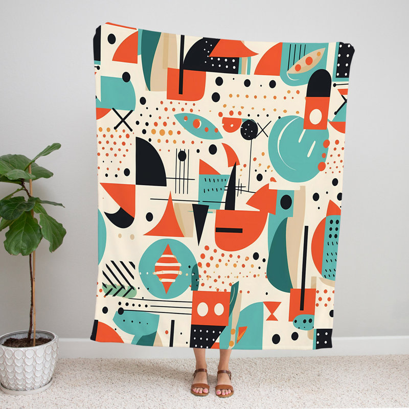 Throw Blanket, 60" L x 51" W