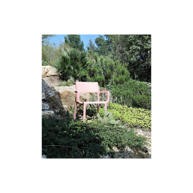 Trill Outdoor Dining Armchair, Rosa Bouquet
