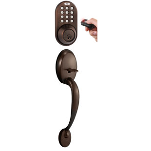 Ensemble de poignées X-Series avec pêne dormant électronique intelligent et porte et rosette