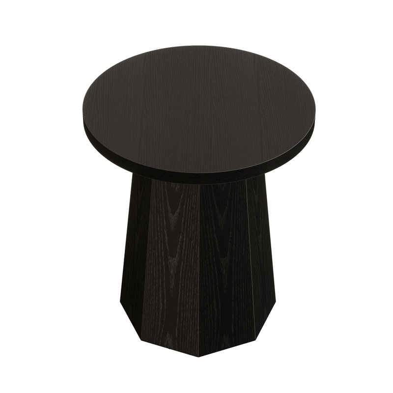 End Table Sofa Side Table Small Coffee Table, black