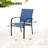 Argyri Powder-coated Steel Outdoor Dining Armchair-82941318