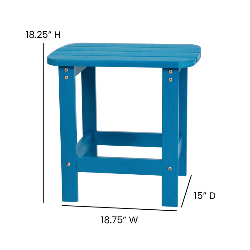 Table d'appoint Adirondack , Bleu