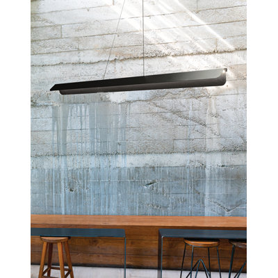 Luminaire suspendu Pamelyn, 30 W, noir mat, ombre