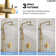 Wall Mount Pressure-Balanced Shower System,10"Rainfall Shower Head with Slider Bar Handheld Spray