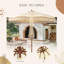 Parasol raffiné décontracté en bois massif de 9 pi pour hôtel de charme, salon Vineyard Estate, spa bien-être - Bohème rustique, beurre-147701114-147701117