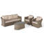 Balch 5 Seater Rattan Sofa Set