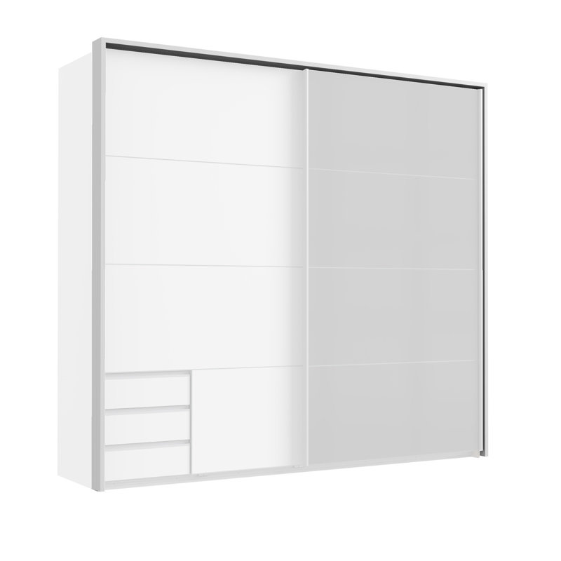 Berngar 228cm Closet System, White