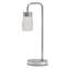 Alakai 41cm Desk Arch Metal Table Lamp with Glass Shade-106543011